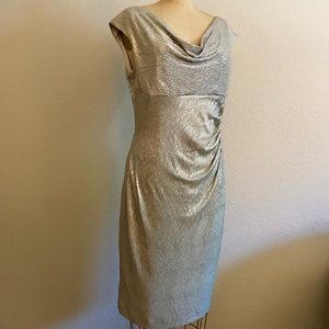 Ralph Lauren White Gold Dress